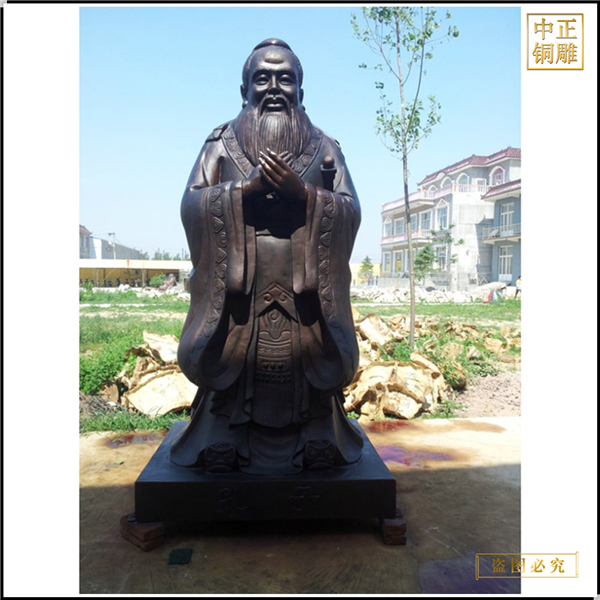 孔子講學(xué)人物雕塑.jpg